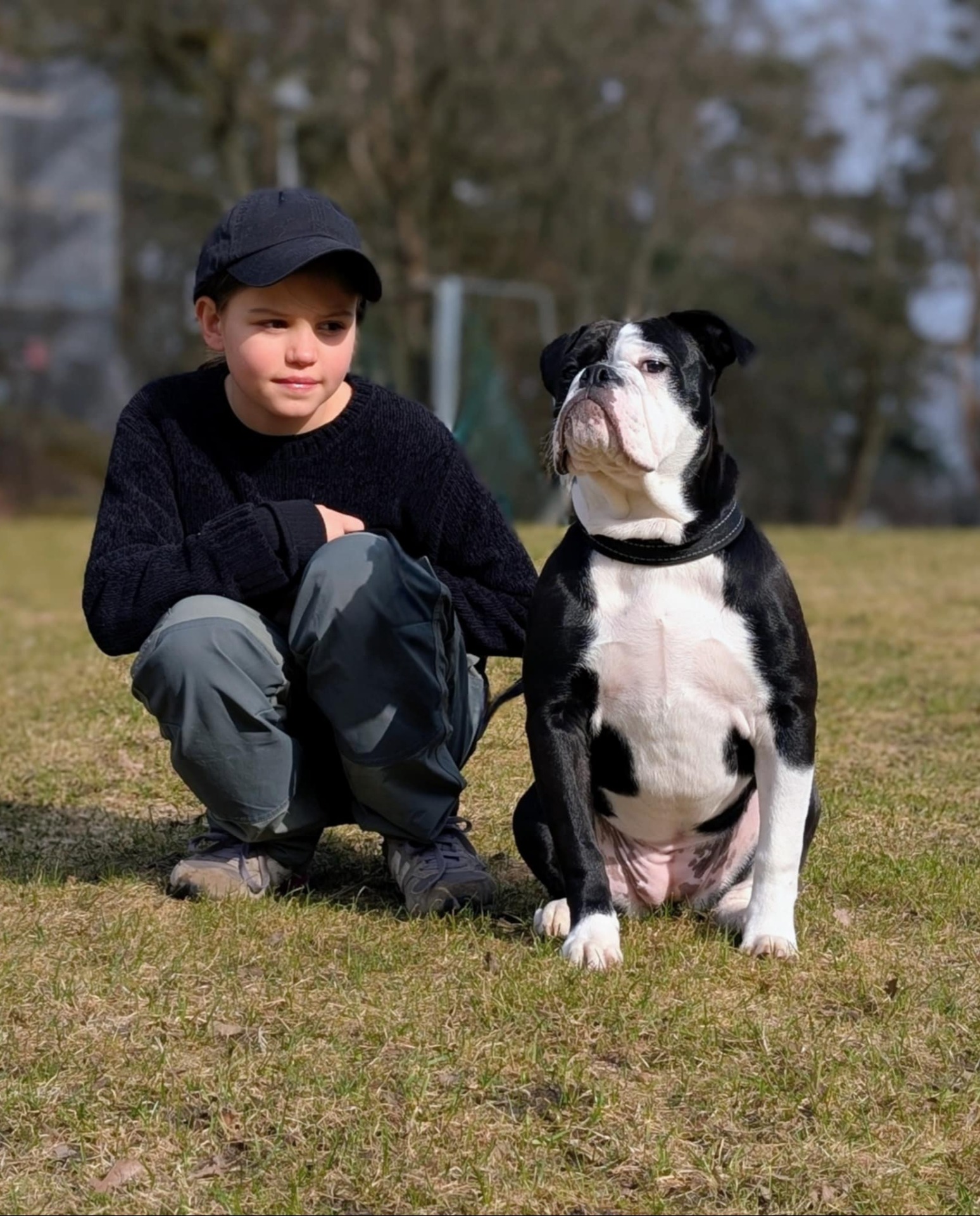 Bonnie tillsammans med sin matte Juniđ